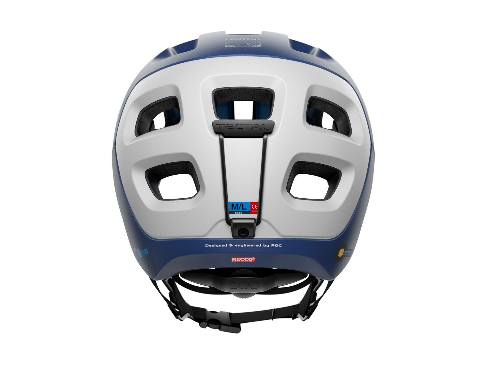 POC Tectal Race SPIN, lead blue/hydrogen white matt - Bild 3