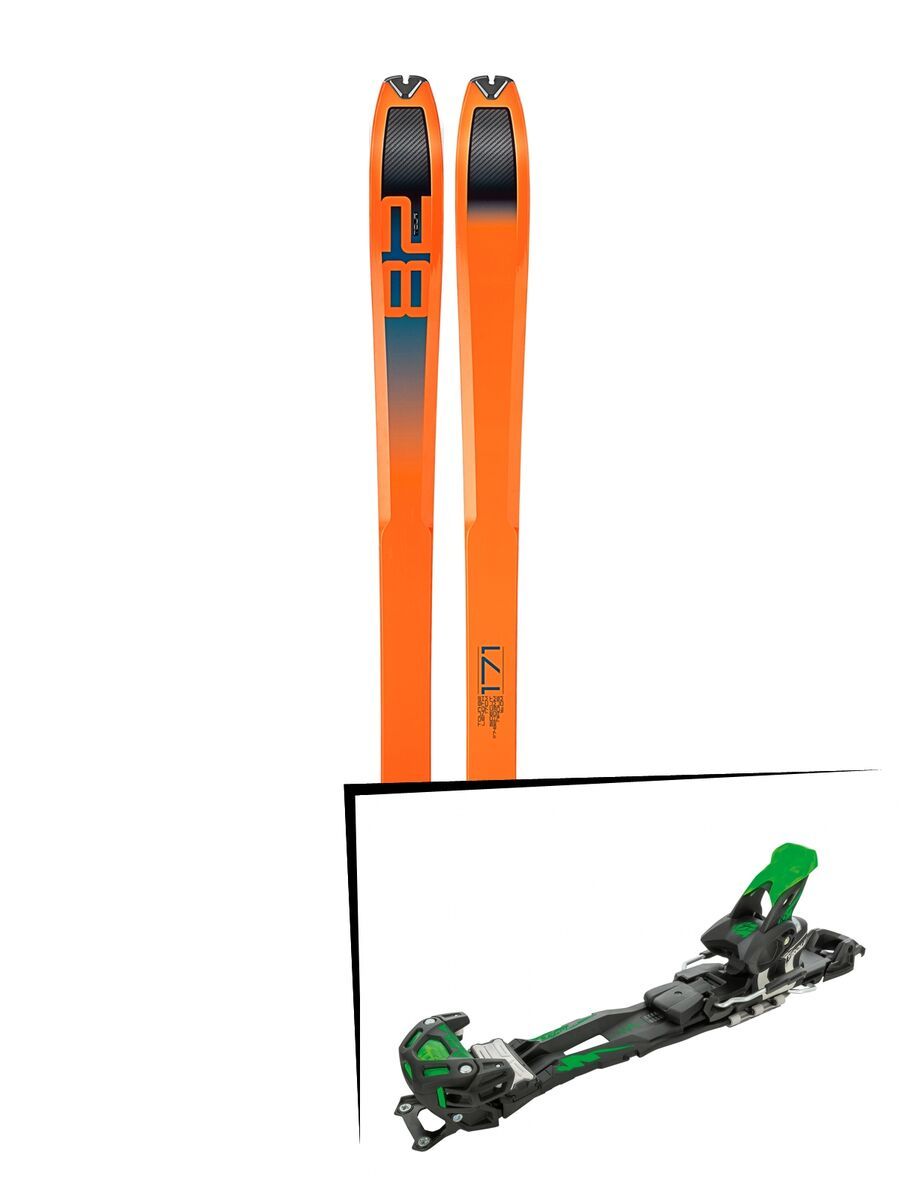 Set: Dynafit Tour 82 2018 + Tyrolia Adrenalin 16 solid black flash green - Bild 1