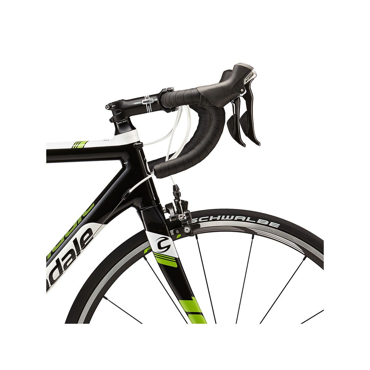 Cannondale CAAD10 5 105, jet black with berserker green and magnesium white, gloss - Bild 5