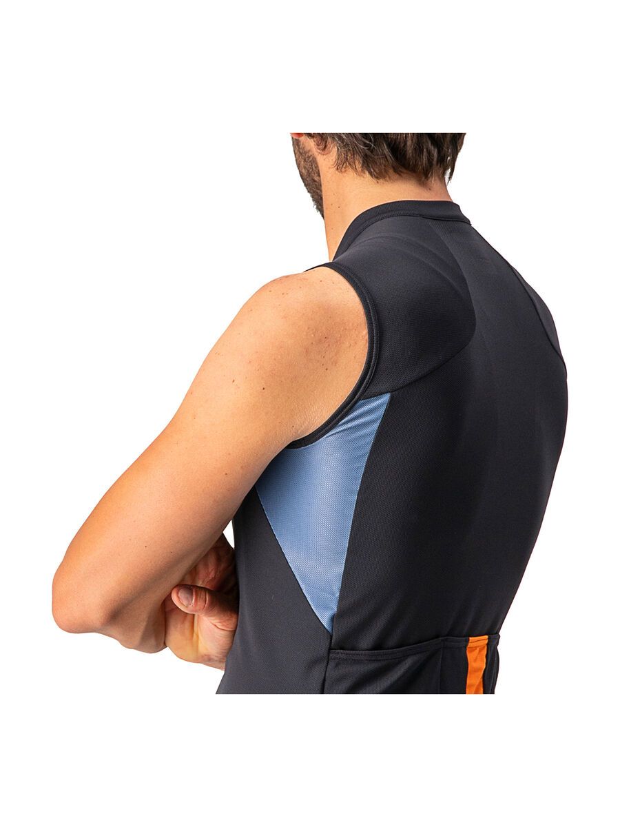 Castelli Entrata VI Sleeveless, light black/light steel blue-p - Bild 5