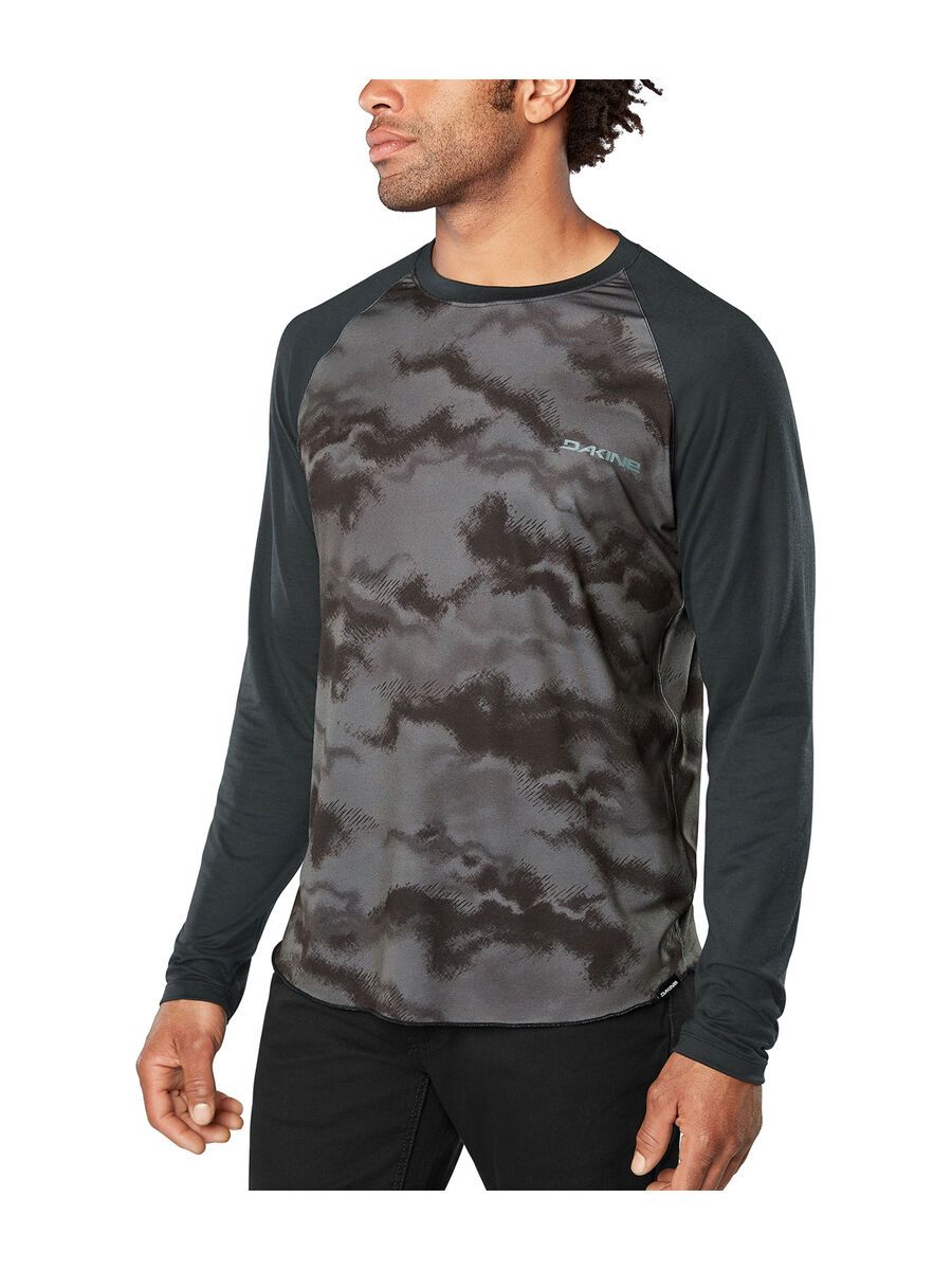 Dakine Dropout L/S Jersey, black/dark ashcroft - Bild 3