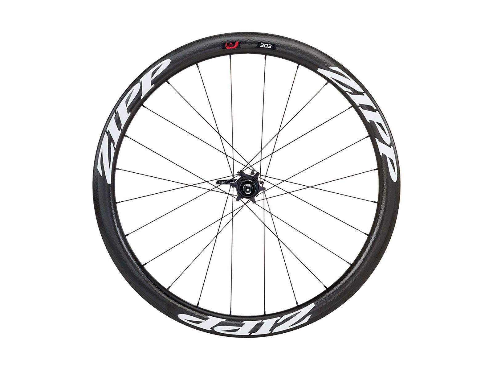 Zipp 303 Firecrest Tubular Disc-brake, schwarz / weiße Aufkleber - Bild 2