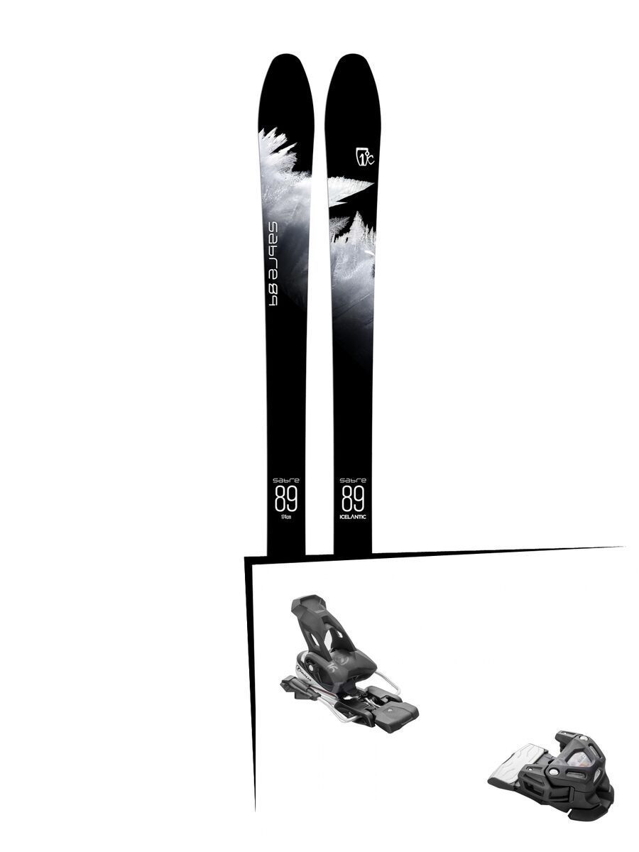 Set: Icelantic Sabre 89 2018 + Tyrolia Attack 16 solid black - Bild 1