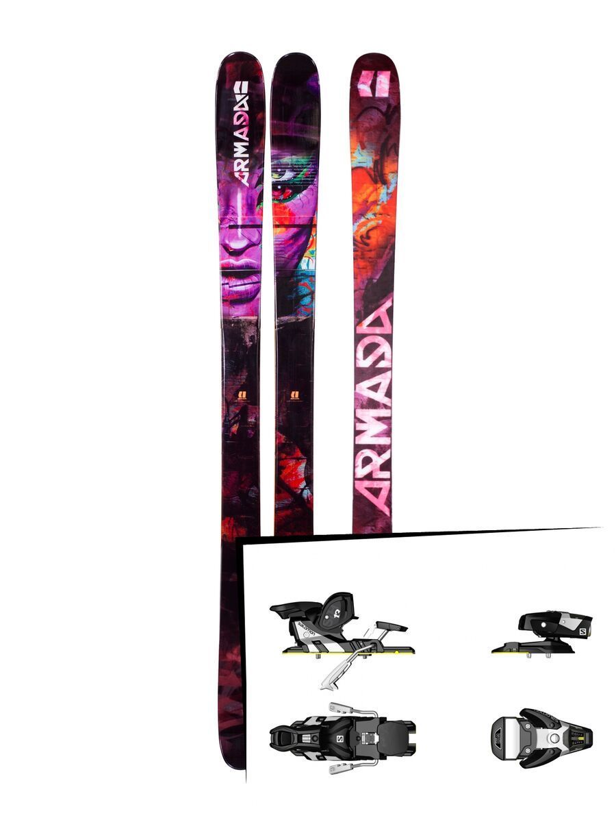 Set: Armada Arv 96 2018 + Salomon STH2 WTR 13 black/white - Bild 1