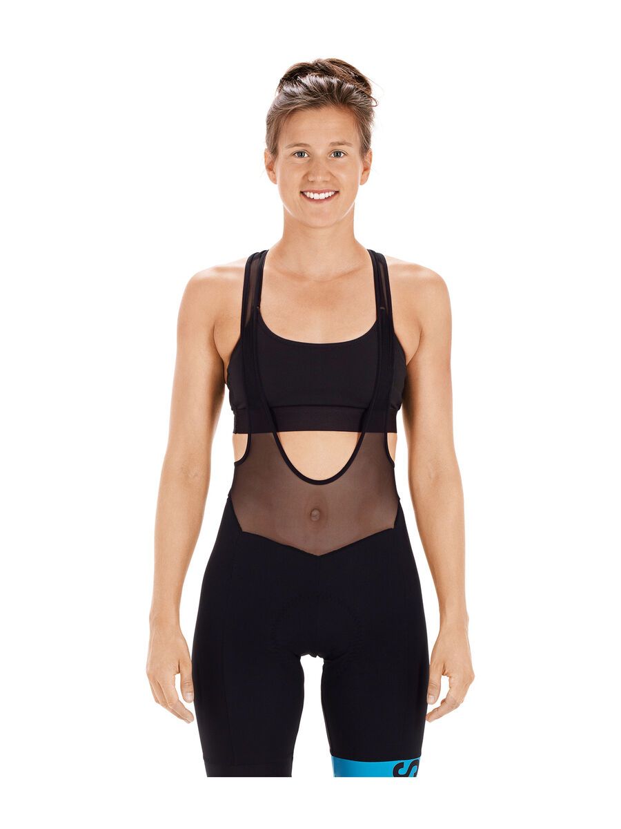 Cube WS SLT Trägerhose kurz, black´n´blue - Bild 2