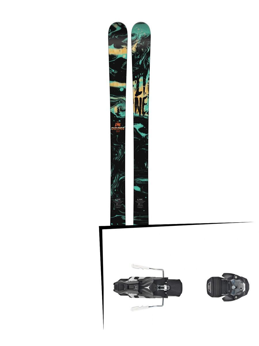 Set: Line Chronic 2018 + Atomic Warden MNC 13 black/black - Bild 1