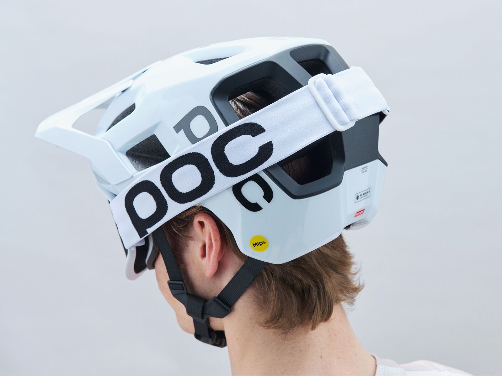 POC Kortal Race MIPS, hydrogen white/uranium black matt - Bild 13