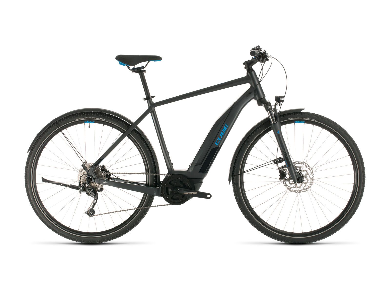 *** 2. Wahl *** Cube Nature Hybrid ONE Allroad 500 2020, iridium´n´blue - E-Bike | Größe 58 cm - Bild 1