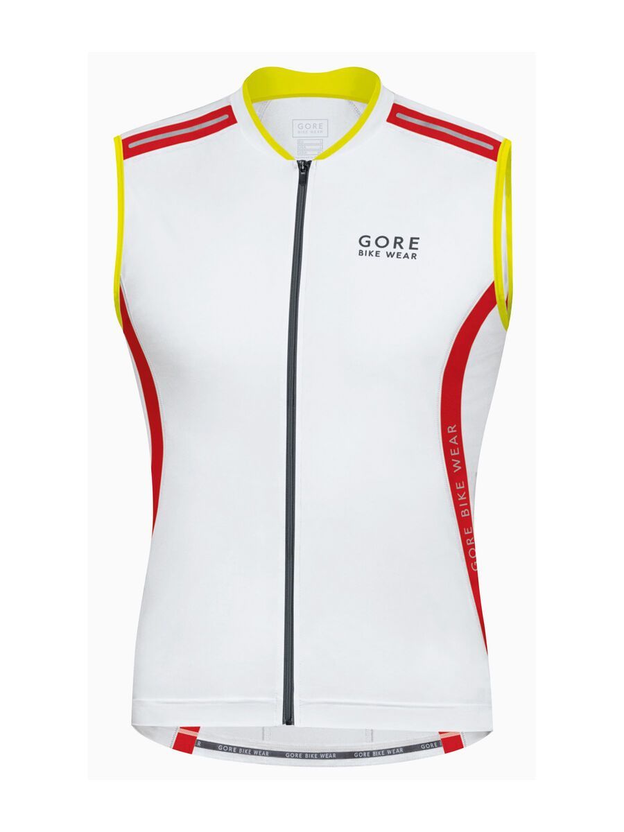 Gore Bike Wear Power 2.0 Trikot Ärmellos, white/red - Bild 1