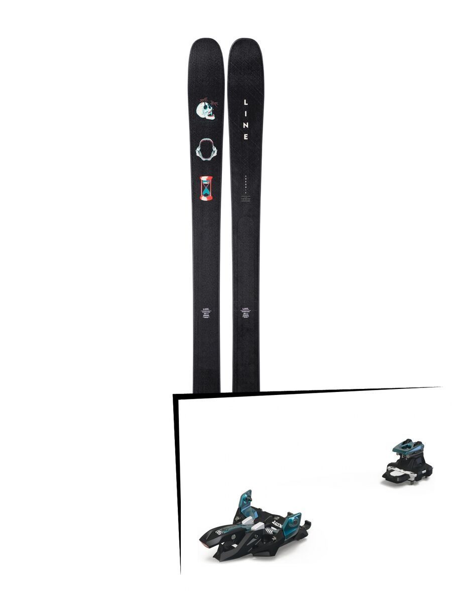 Set: Line Chronic 2019 + Marker Alpinist 9 black/turquoise - Bild 1