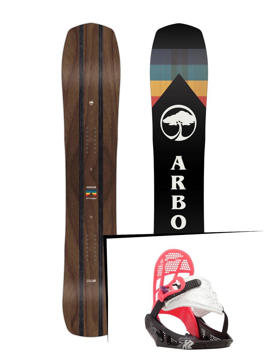 Set: Arbor A-Frame 2019 + K2 Lil Kat black - Bild 1
