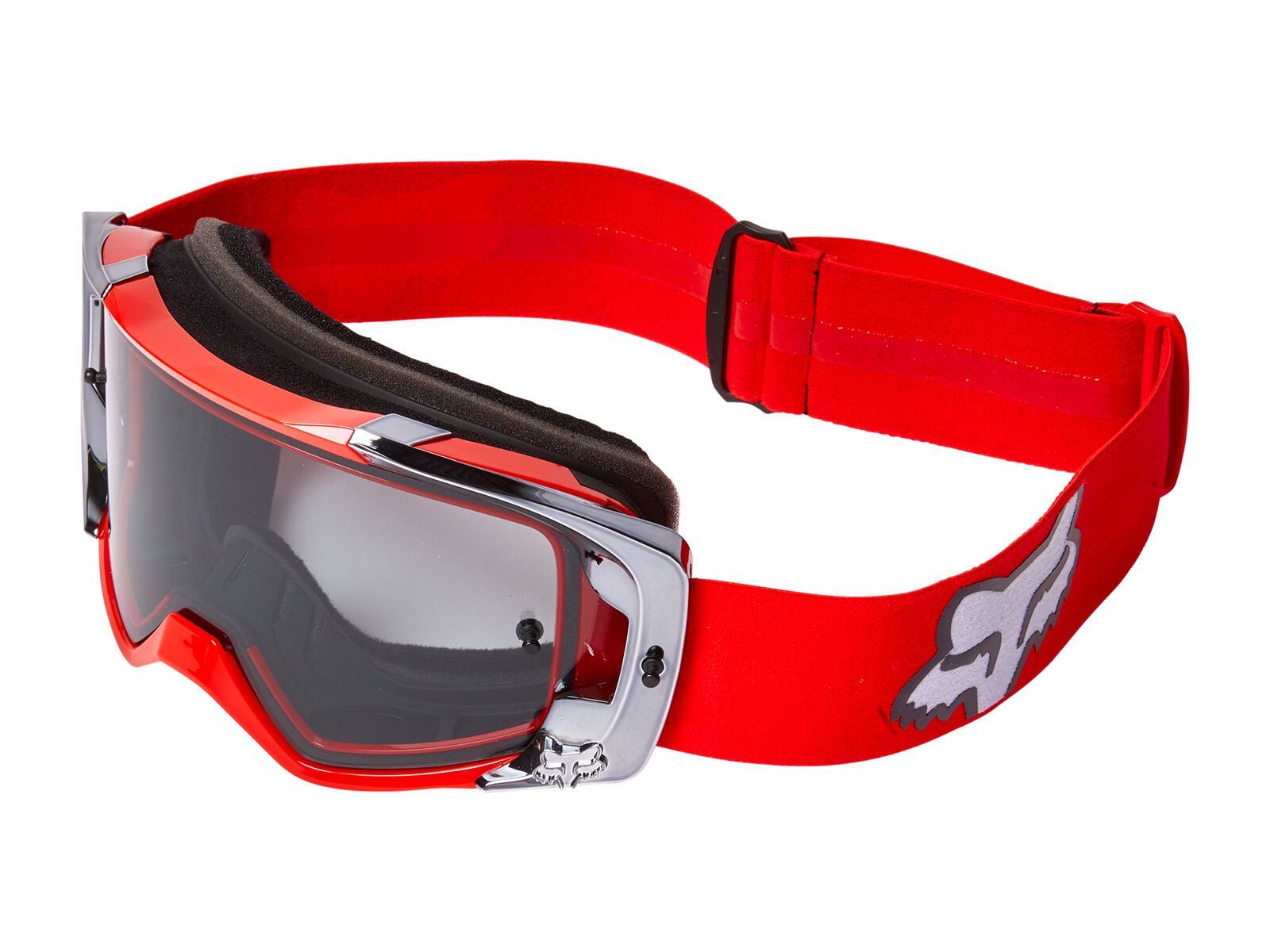 Fox Vue Stray Goggle - Dark Grey, fluorescent red - Bild 2