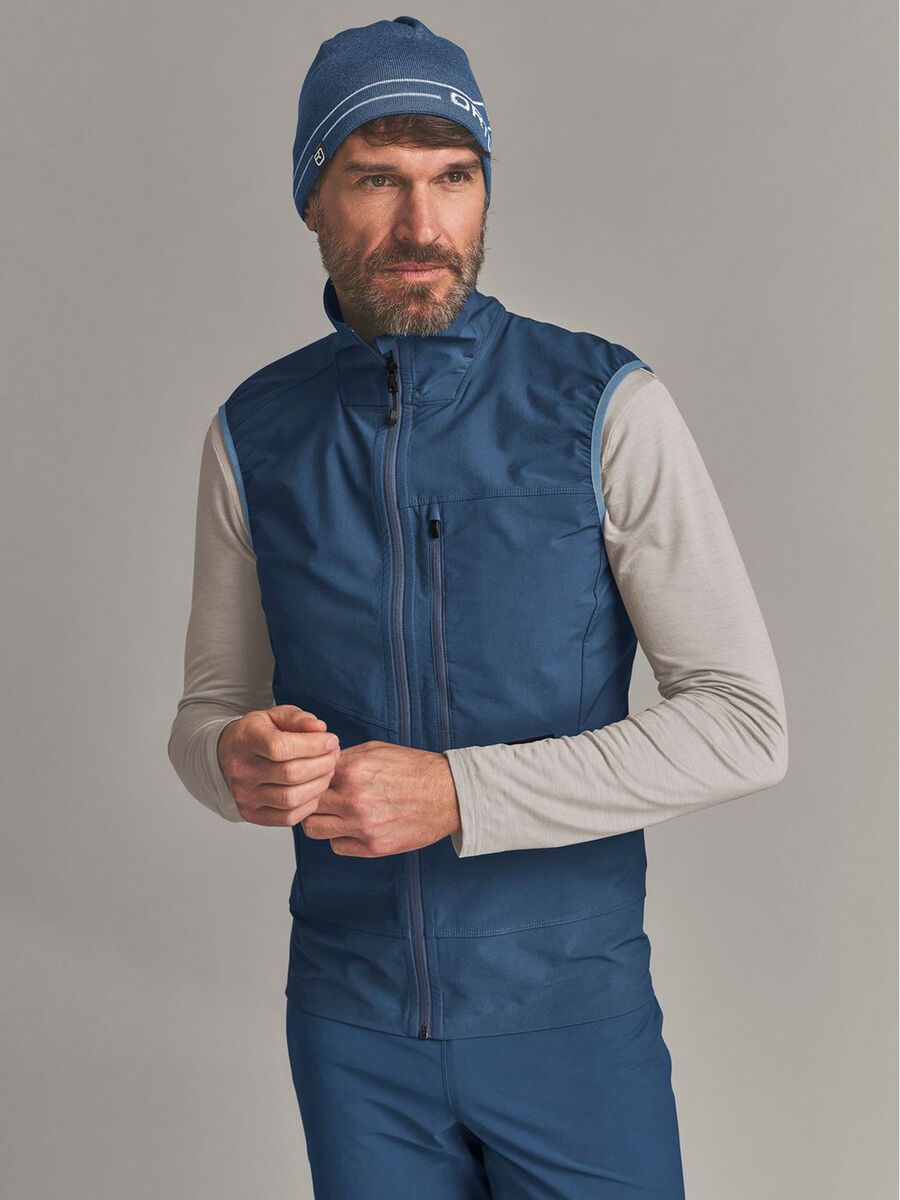 Ortovox Venet Softshell Vest M, blue nunatak - Bild 3