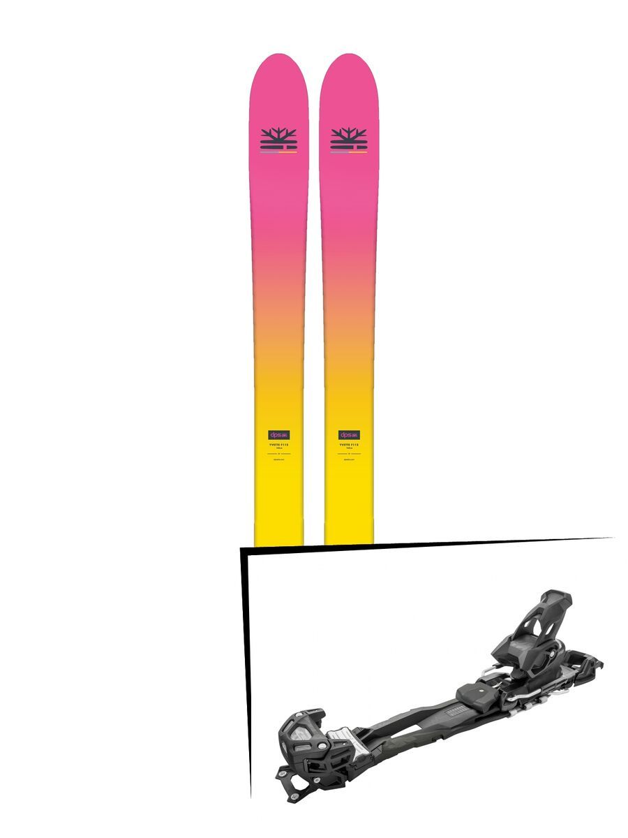 Set: DPS Skis Yvette 112 RP2 Foundation 2018 + Tyrolia Adrenalin 13 AT solid black - Bild 1