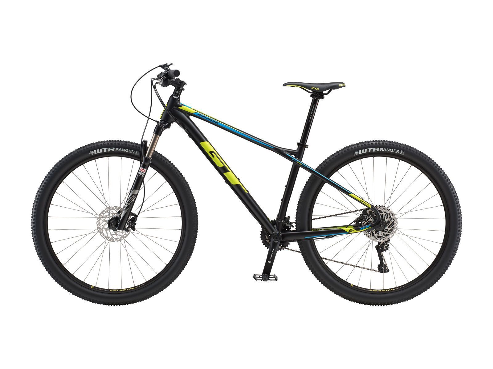 GT Avalanche Expert 27.5, satin black w/ neon yellow & cyan - Bild 2