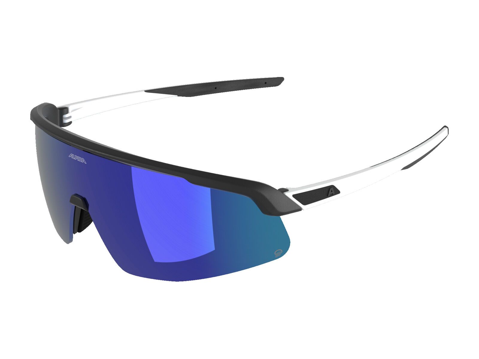 Alpina Turbo Pro Q, Blue Mirror / black-white matt - Bild 1