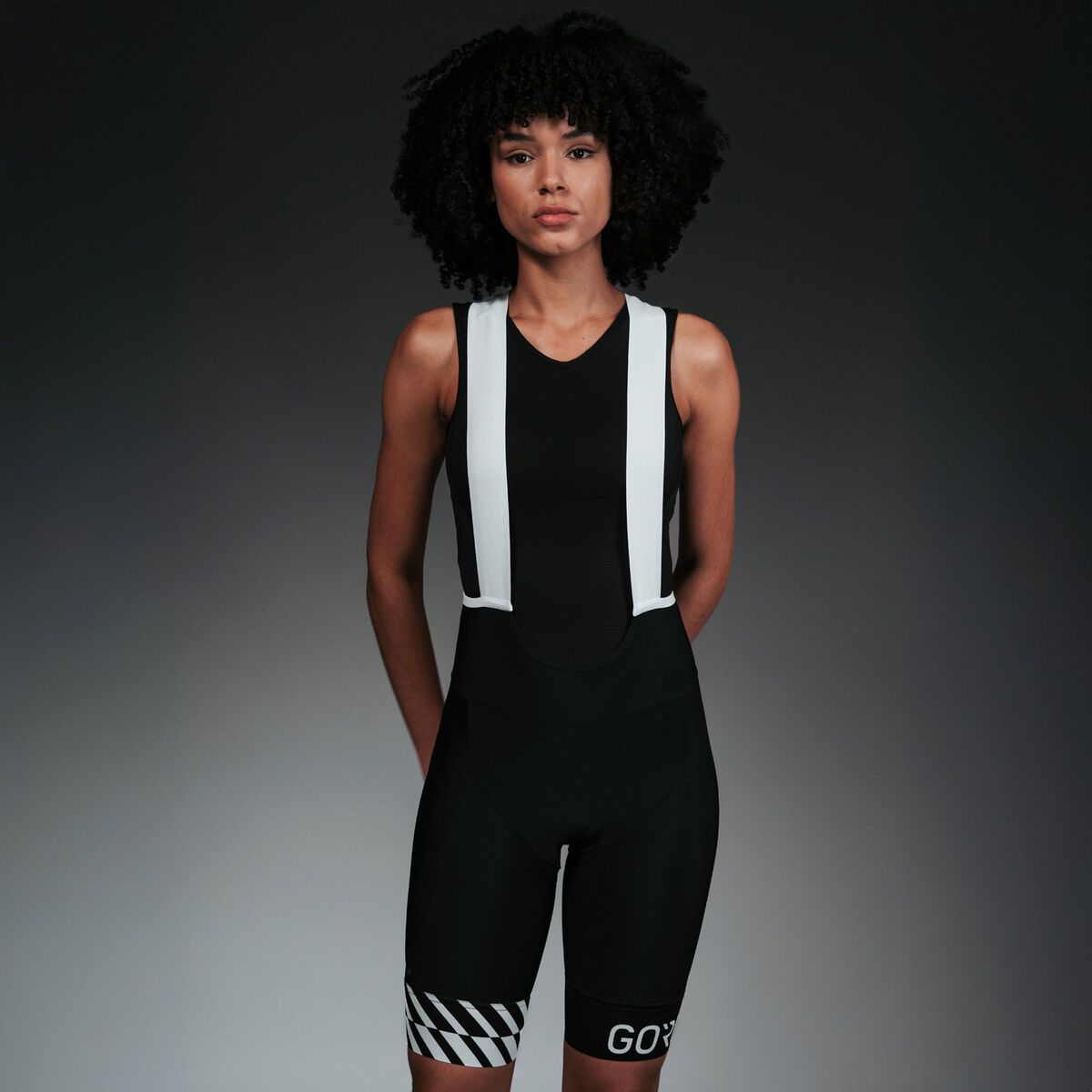 GOREWEAR Swiftride Optical kurze Trägerhose Damen, black - Bild 4