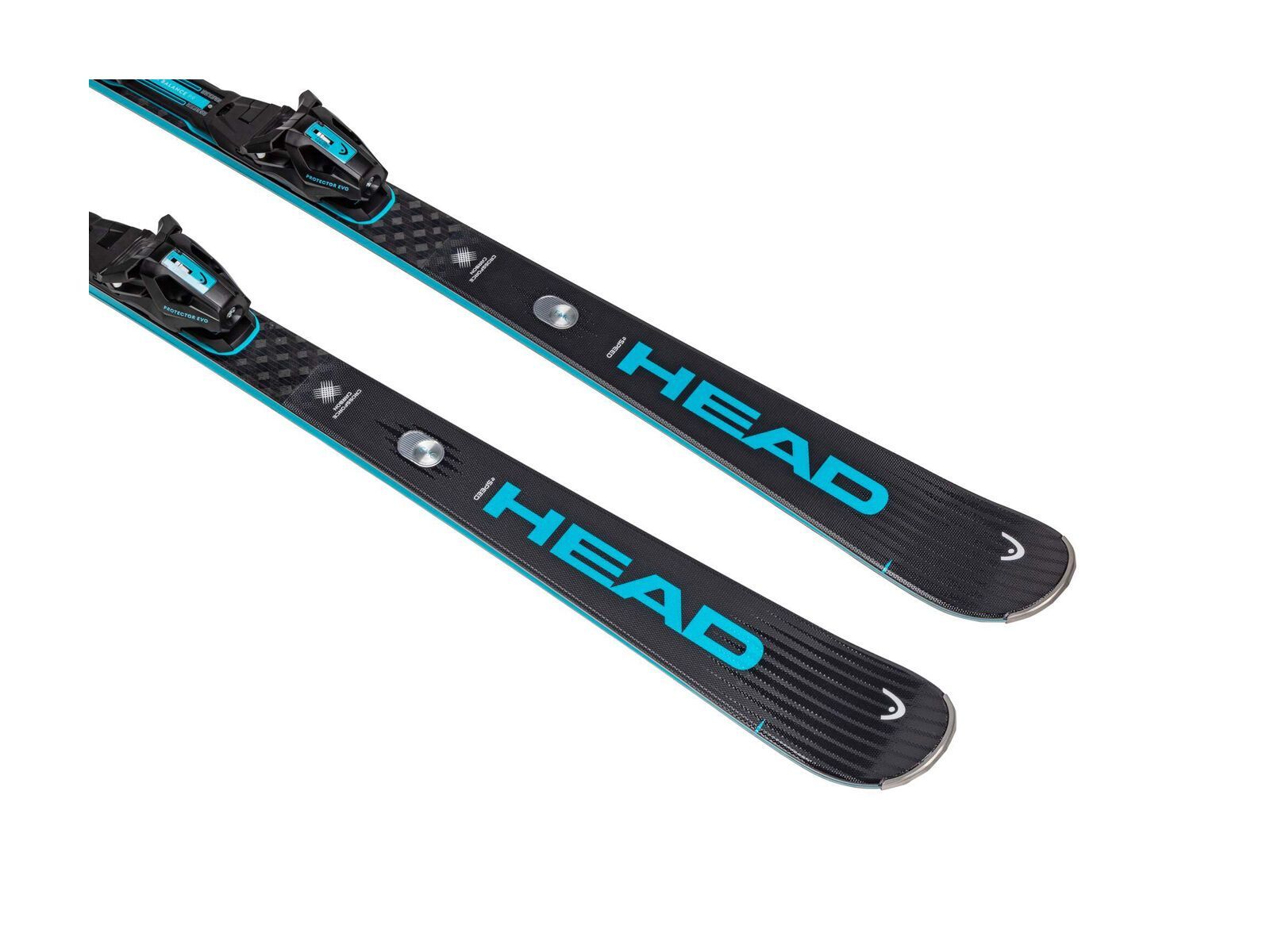 Head Supershape e-Speed + Protector Evo PR 13 GW, matt black/speed blue - Bild 5