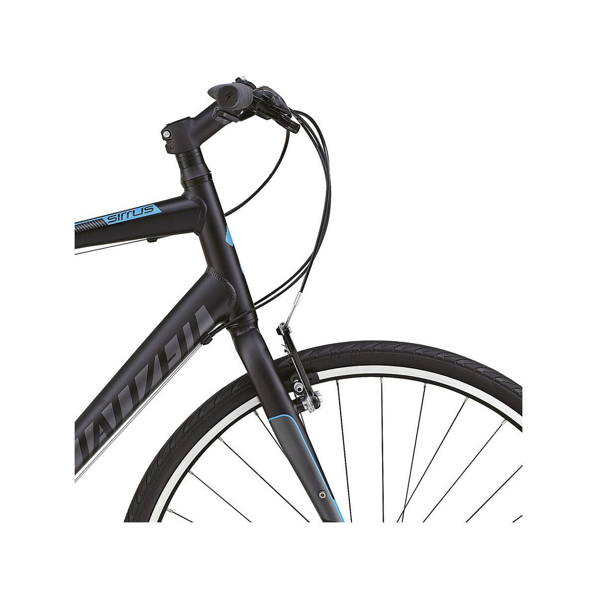 Specialized Sirrus, Satin Black/Charcoal/Cyan - Bild 5