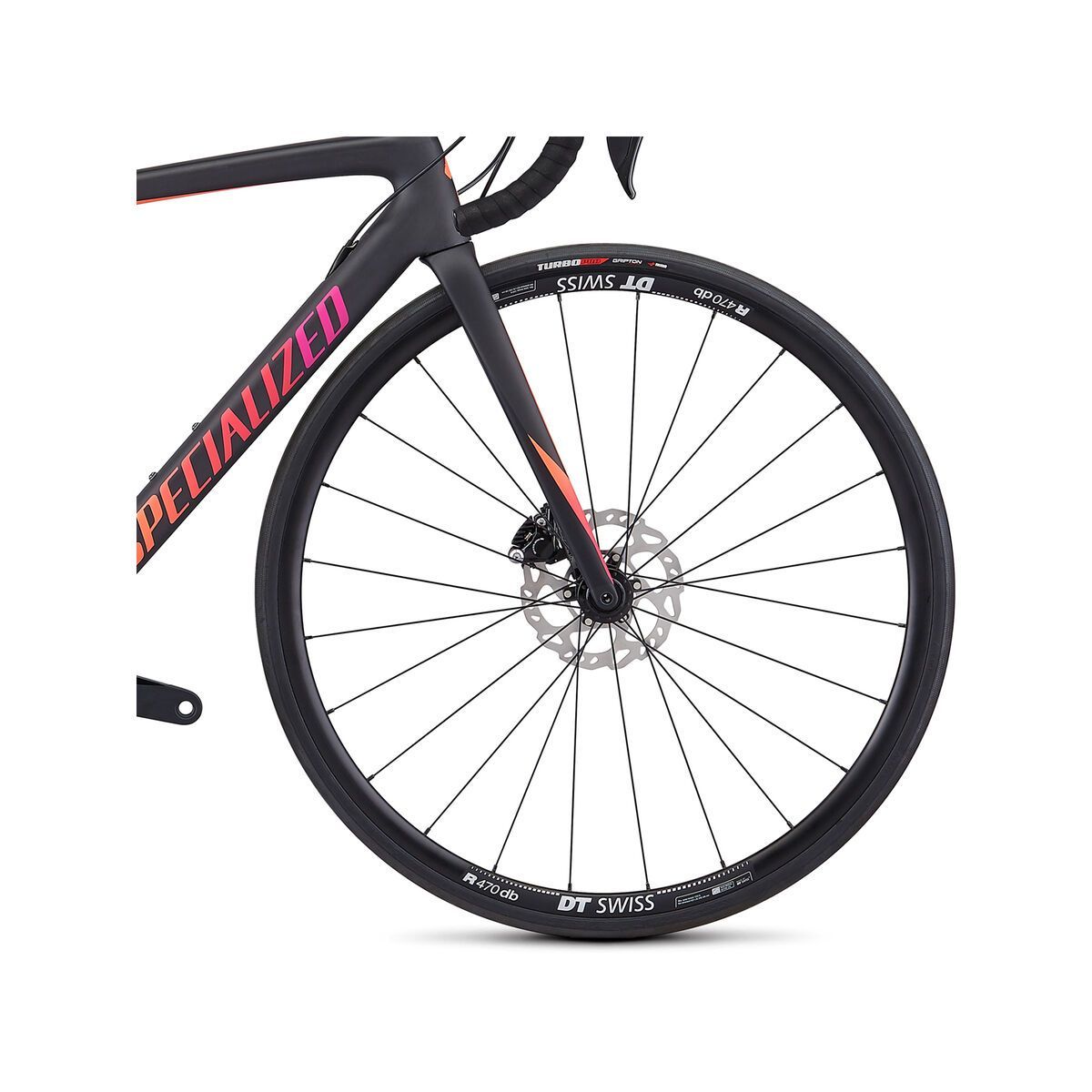 Specialized Women's Tarmac Disc Sport, satin carbon/gloss acid purple-acid lava - Bild 4