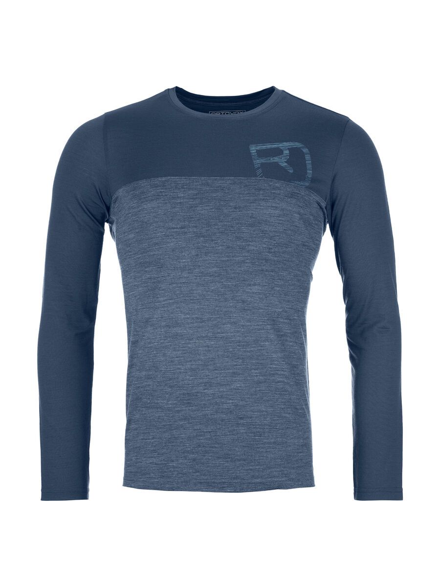 Ortovox 150 Merino Cool Logo LS M, blue lake - Bild 1