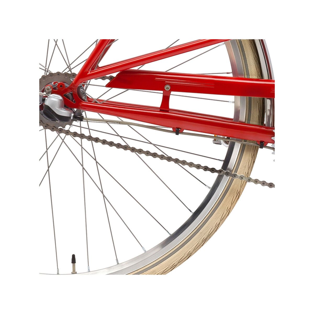 Creme Cycles Caferacer Lady Solo, 3 Speed, red - Bild 3