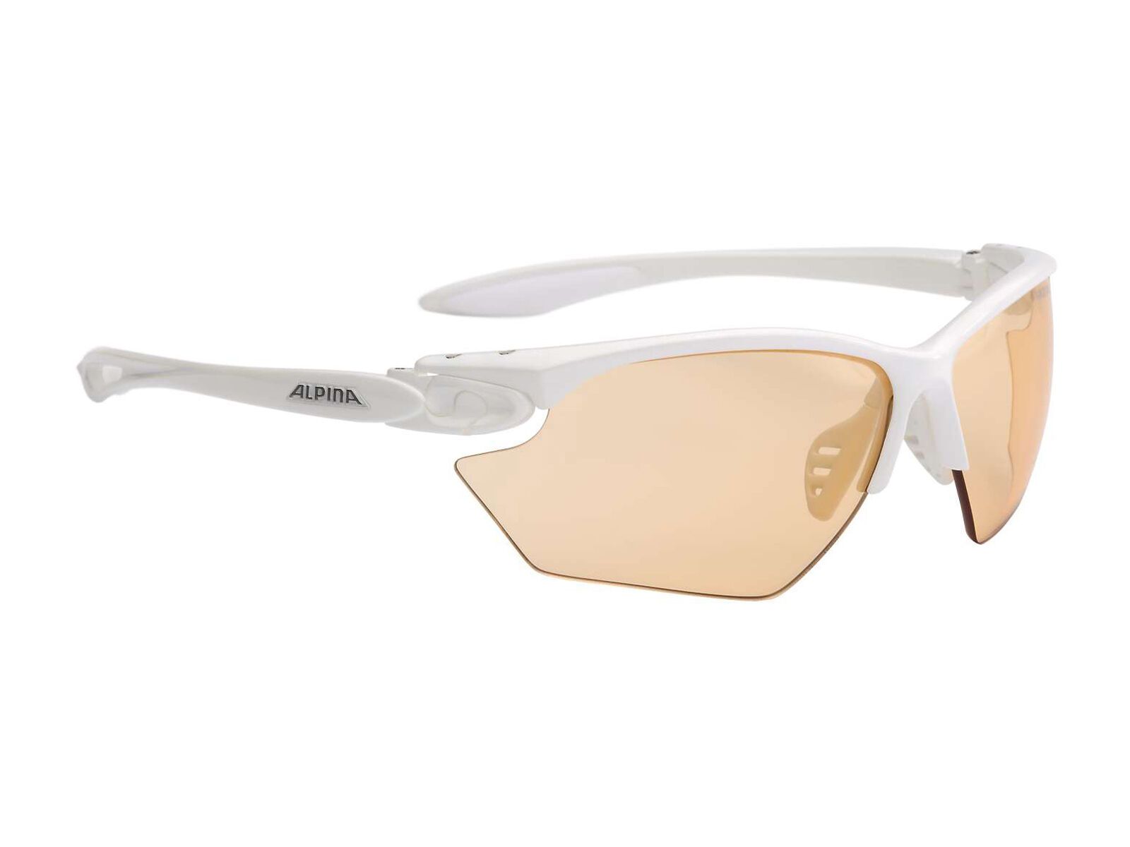 Alpina Twist Four S VL+, white/Lens: varioflex+ orange - Bild 1