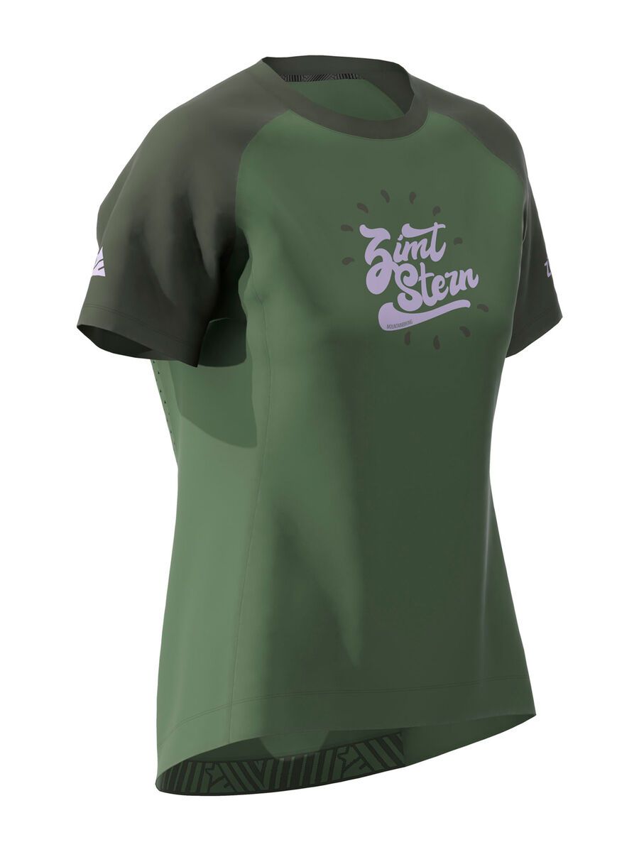 Zimtstern PureFlowz Shirt SS Women, bronze green/forest night - Bild 3