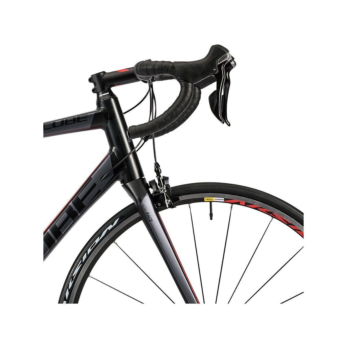 Cube Attain SL, black´n´flashred - Bild 5