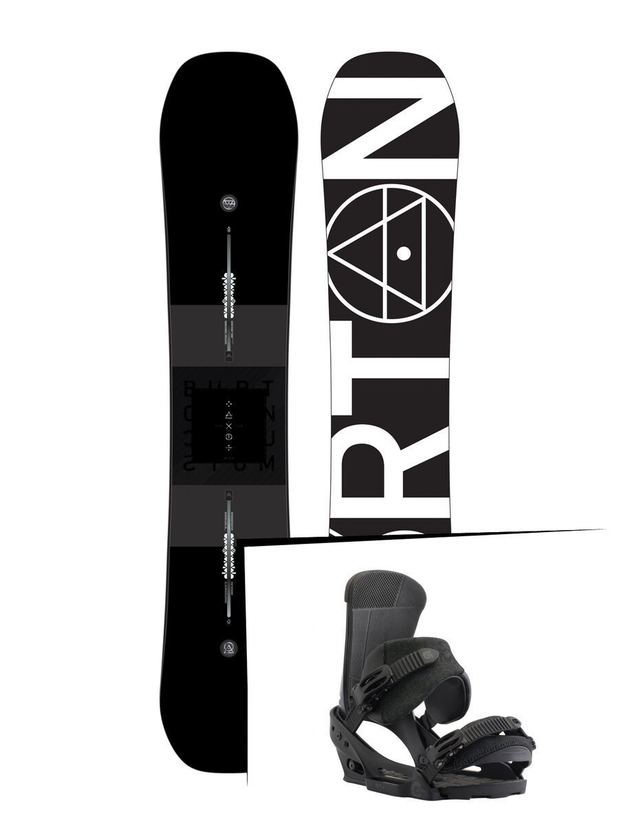 Set: Burton Custom X 2019 +  Custom EST (1930942S) - Bild 1