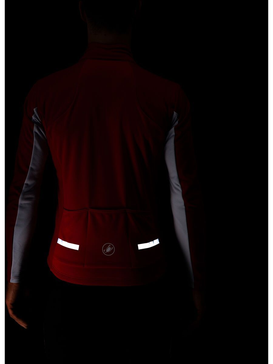 Castelli Mortirolo 6S Jacket, red/silver gray-silver reflex - Bild 9
