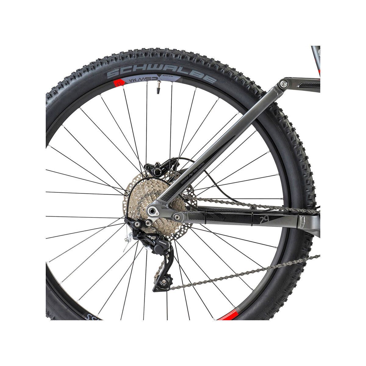 Cube Stereo Hybrid 120 Pro 29, grey/black/flashred - Bild 4