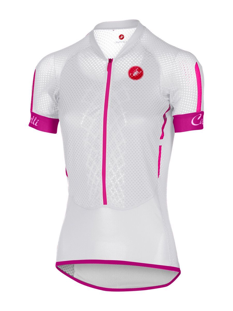 Castelli Climbers W Jersey, white/raspberry - Bild 1