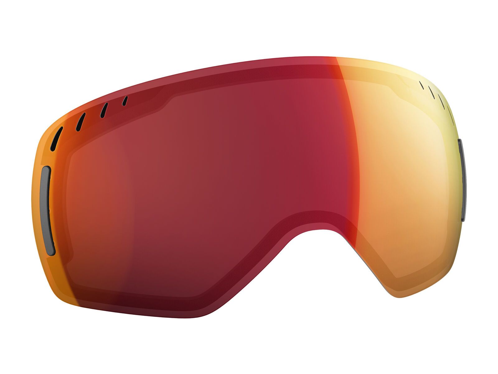 Scott LCG inkl. Wechselscheibe, fluo orange grey/Lens: solar black chrome - Bild 4