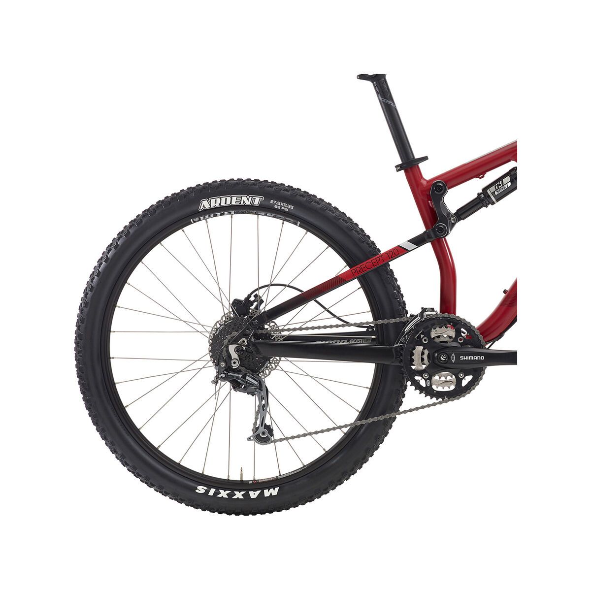 Kona Precept 120, matt dark red & black w/ black & silver decals - Bild 4