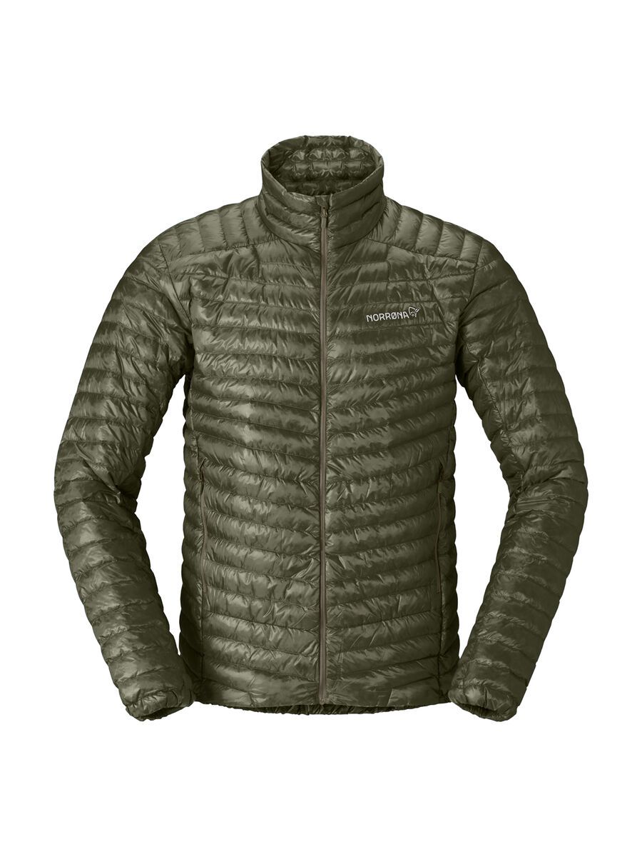 Norrona trollveggen down800 super light Jacket M's, deep lichen green - Bild 1