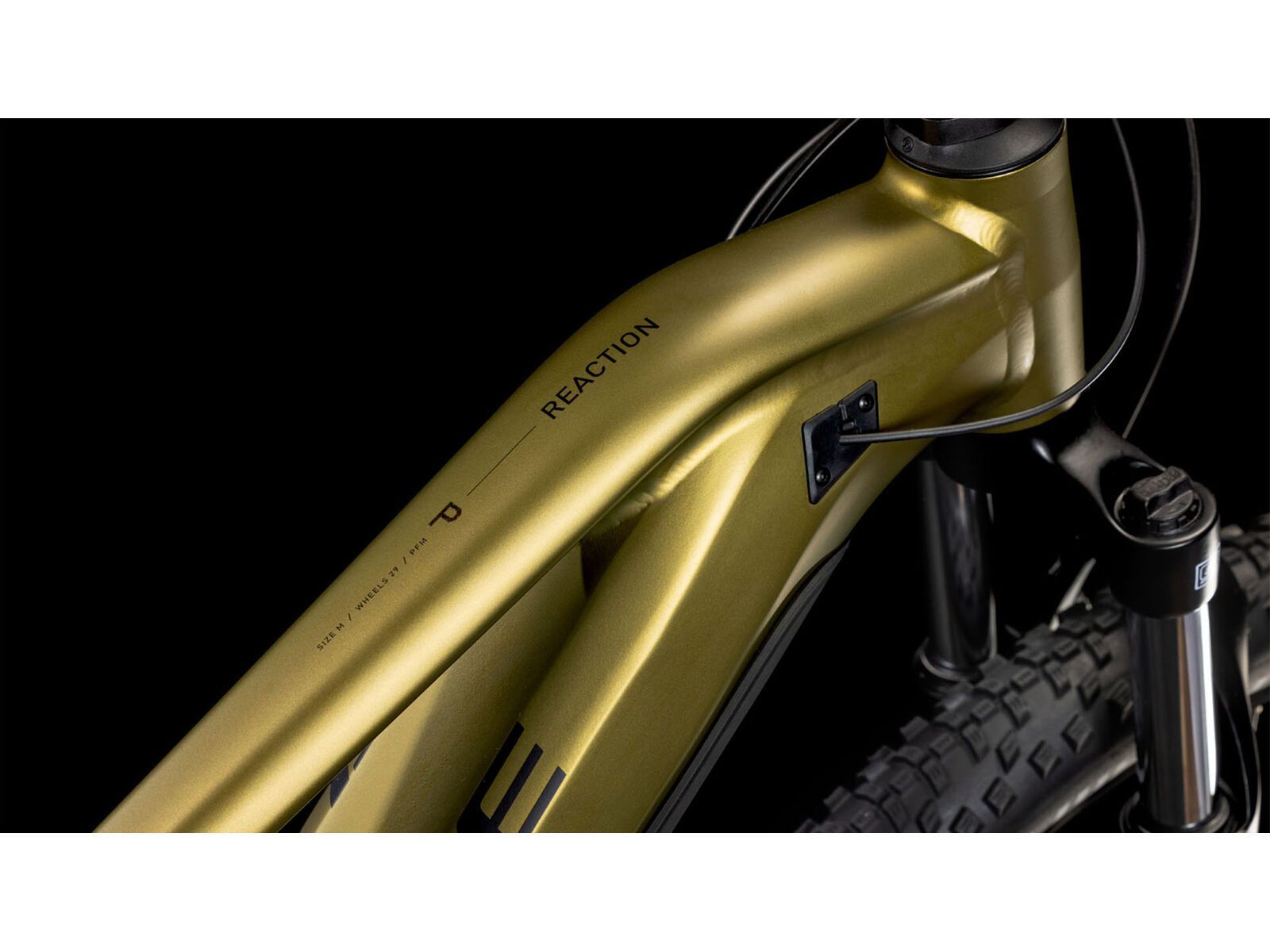 Cube Reaction Hybrid Performance 500 Trapeze 27.5, goldenlime´n´black - Bild 2