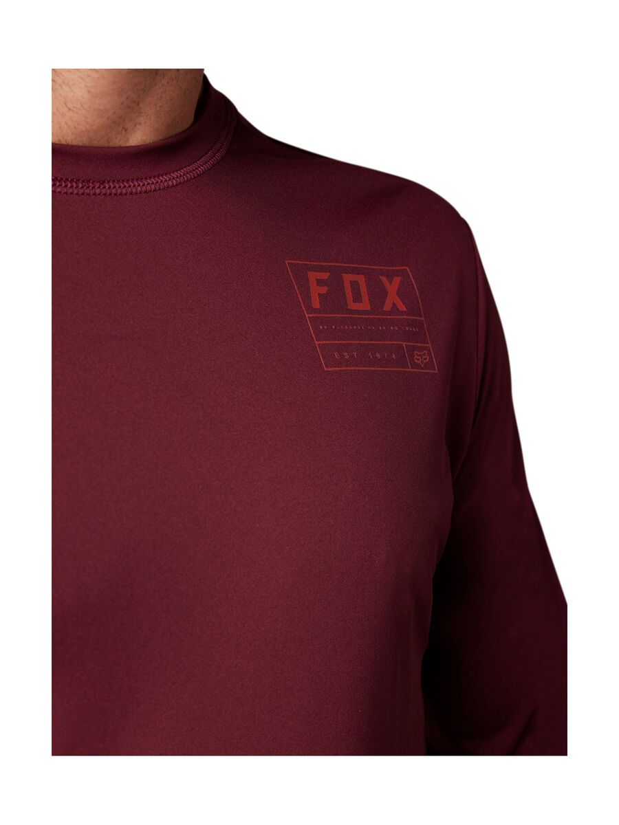 Fox Ranger LS Jersey Swath, dark maroon - Bild 5