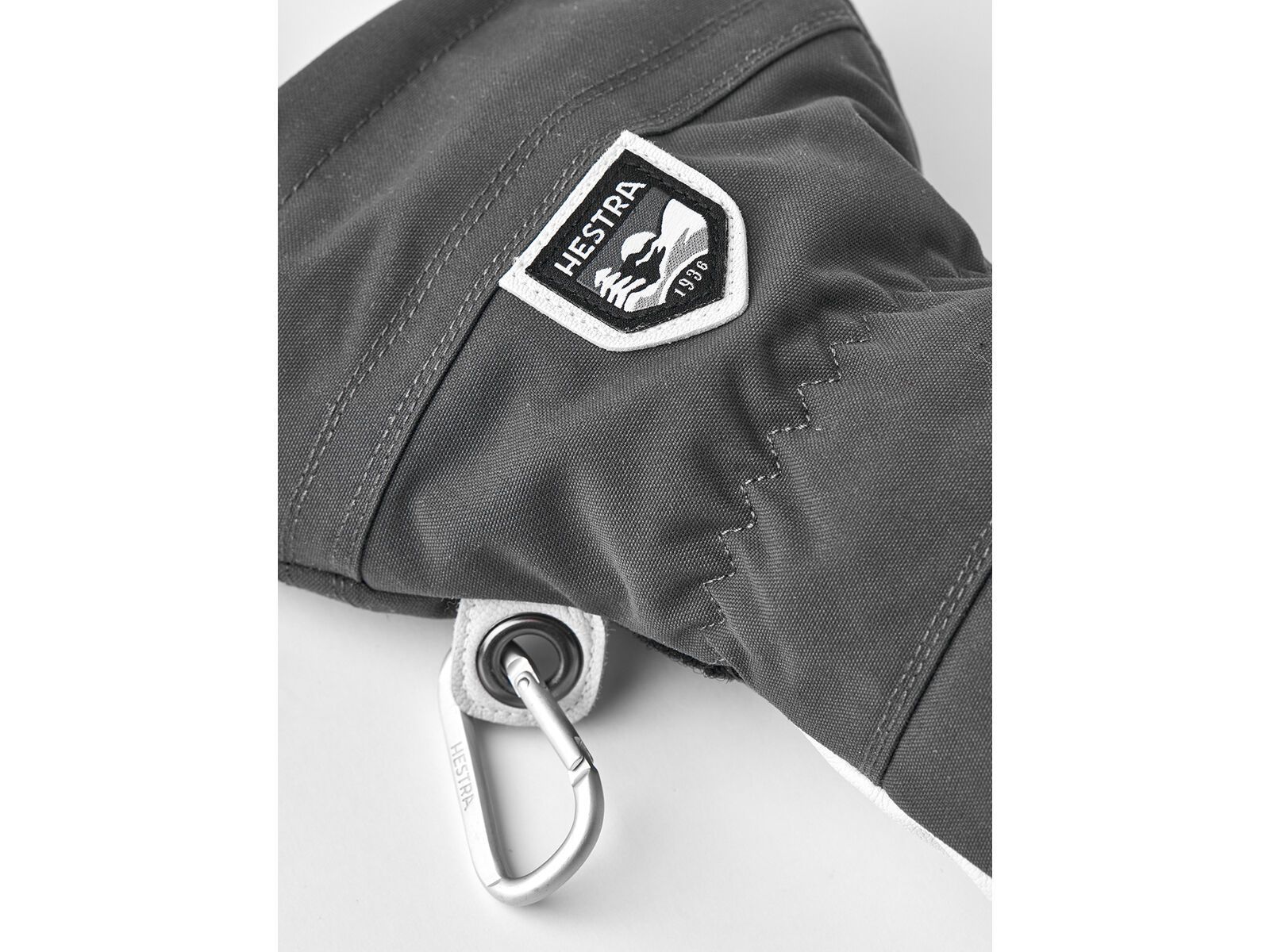 Hestra Army Leather Heli Ski 5 Finger, grey - Bild 6