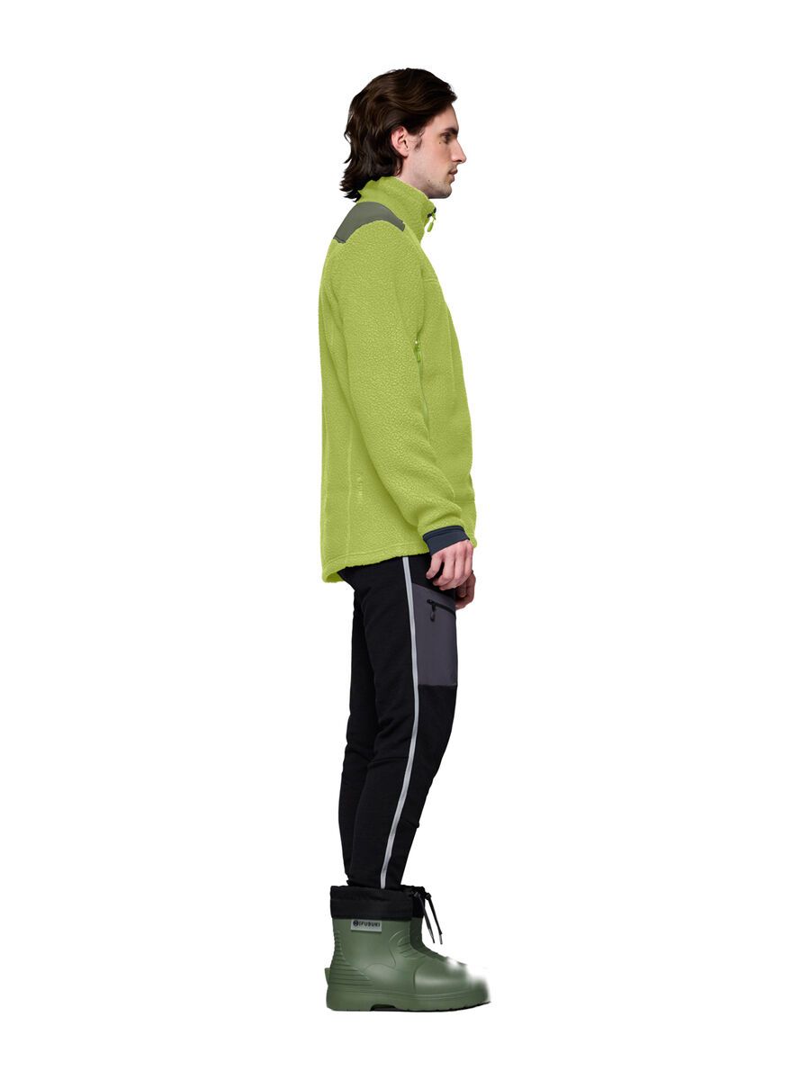 Norrona trollveggen warm3 Jacket M's, dark citron/deep lichen green - Bild 5
