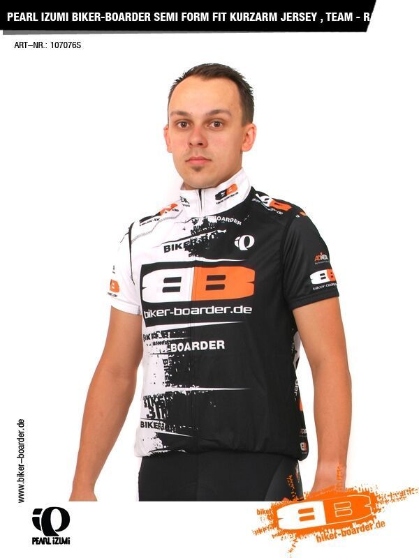 Pearl Izumi BIKER-BOARDER Semi Form Fit Kurzarm Jersey, Team - Bild 1