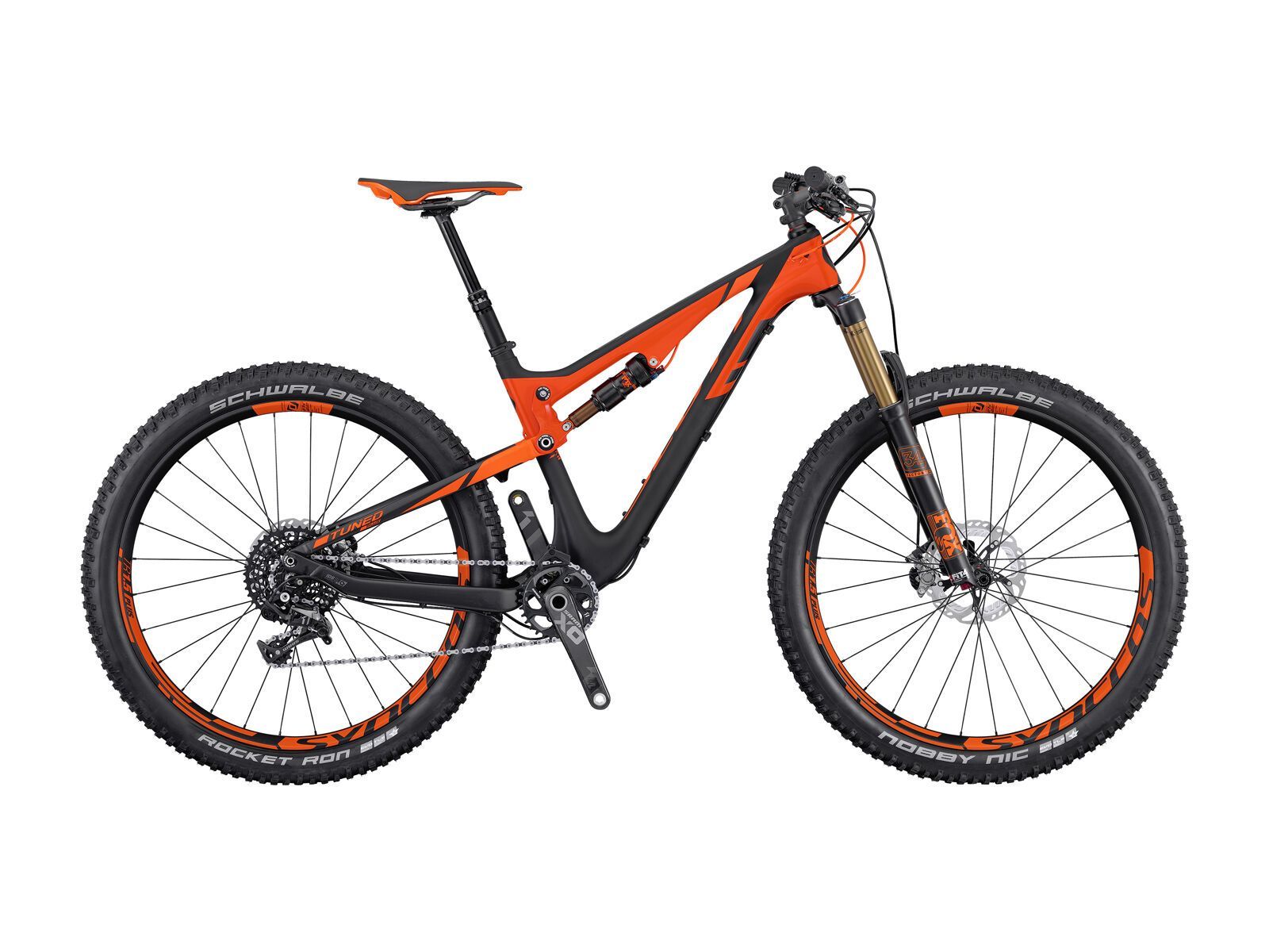 Scott Genius 700 Tuned Plus, black/orange - Bild 1
