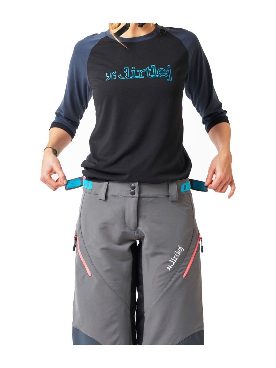 dirtlej Trailscout Half & Half Men, grey/turquoise - Bild 2