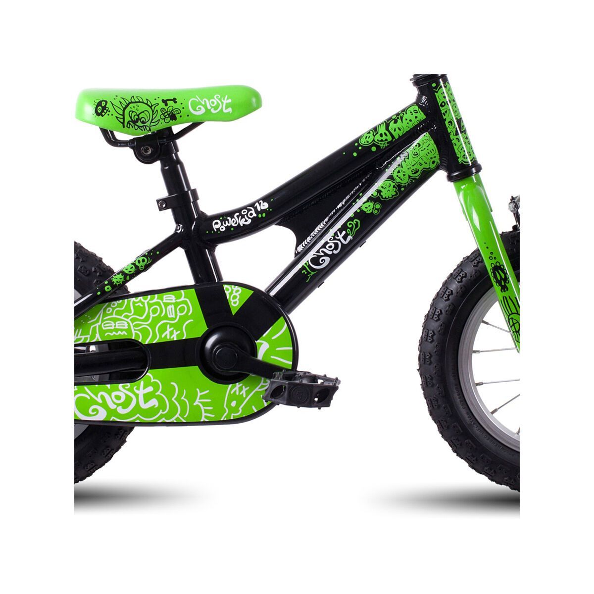 Ghost Powerkid 12, black/green/white - Bild 3