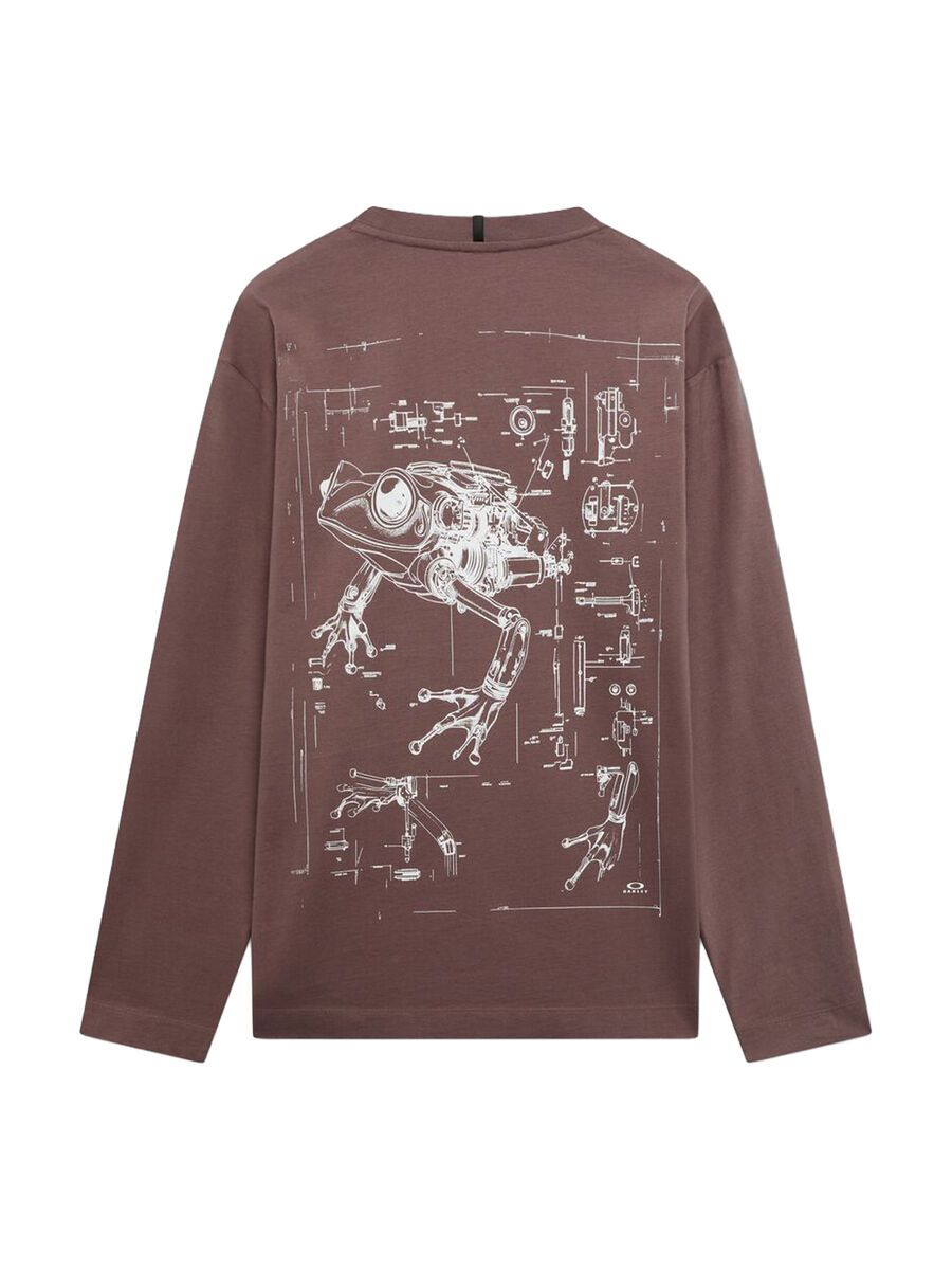 Oakley Animatronic Frog LS Tee, dark umber - Bild 2