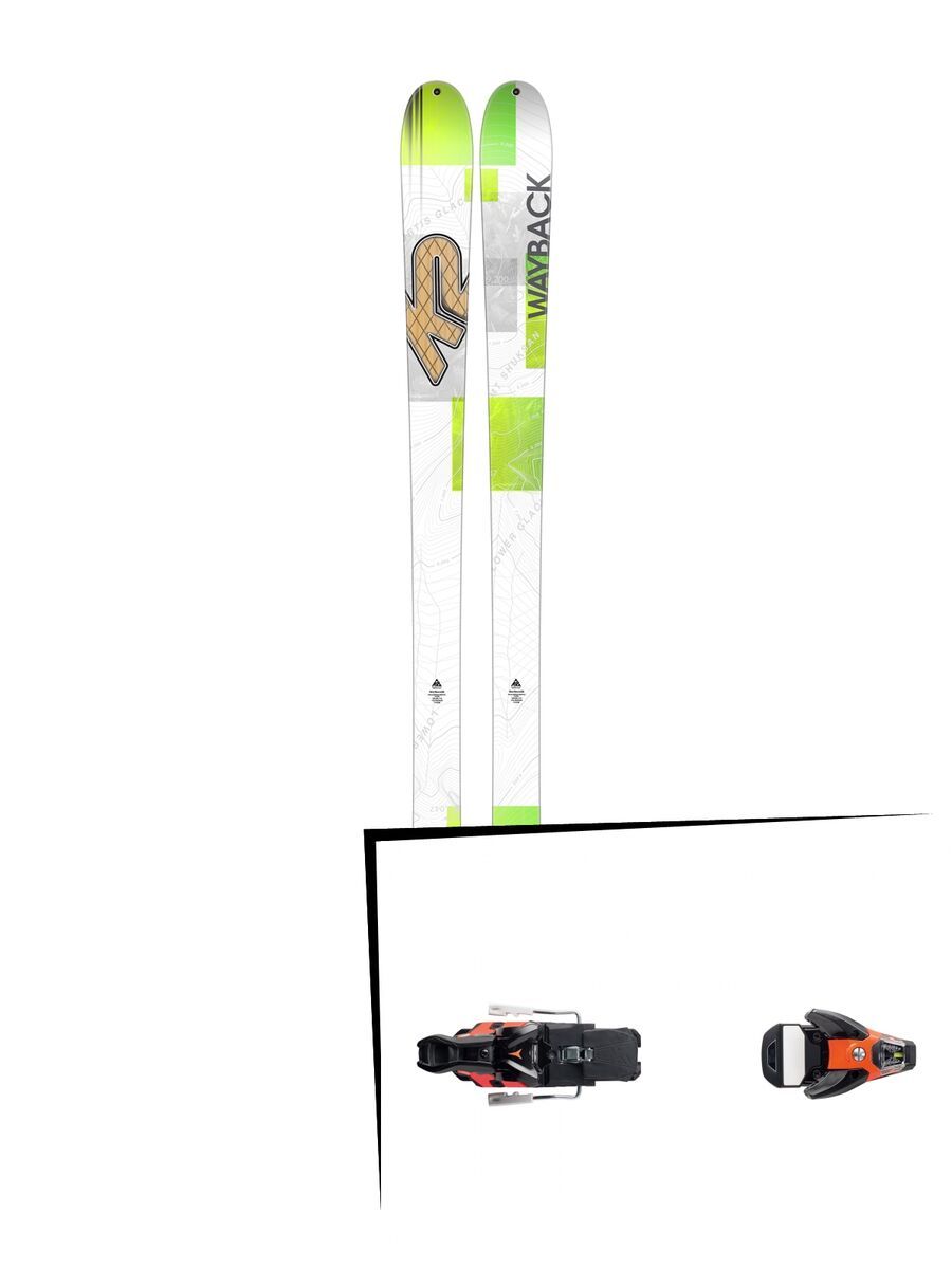 K2 SKI Set: Wayback 88 2016 + Salomon STH2 WTR 16 - Bild 1
