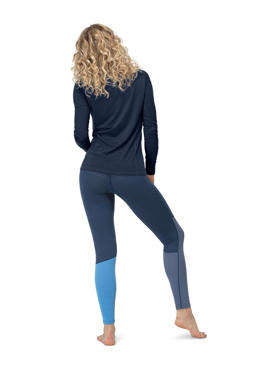 Norrona falketind equaliser merino round Neck W's, indigo night - Bild 4