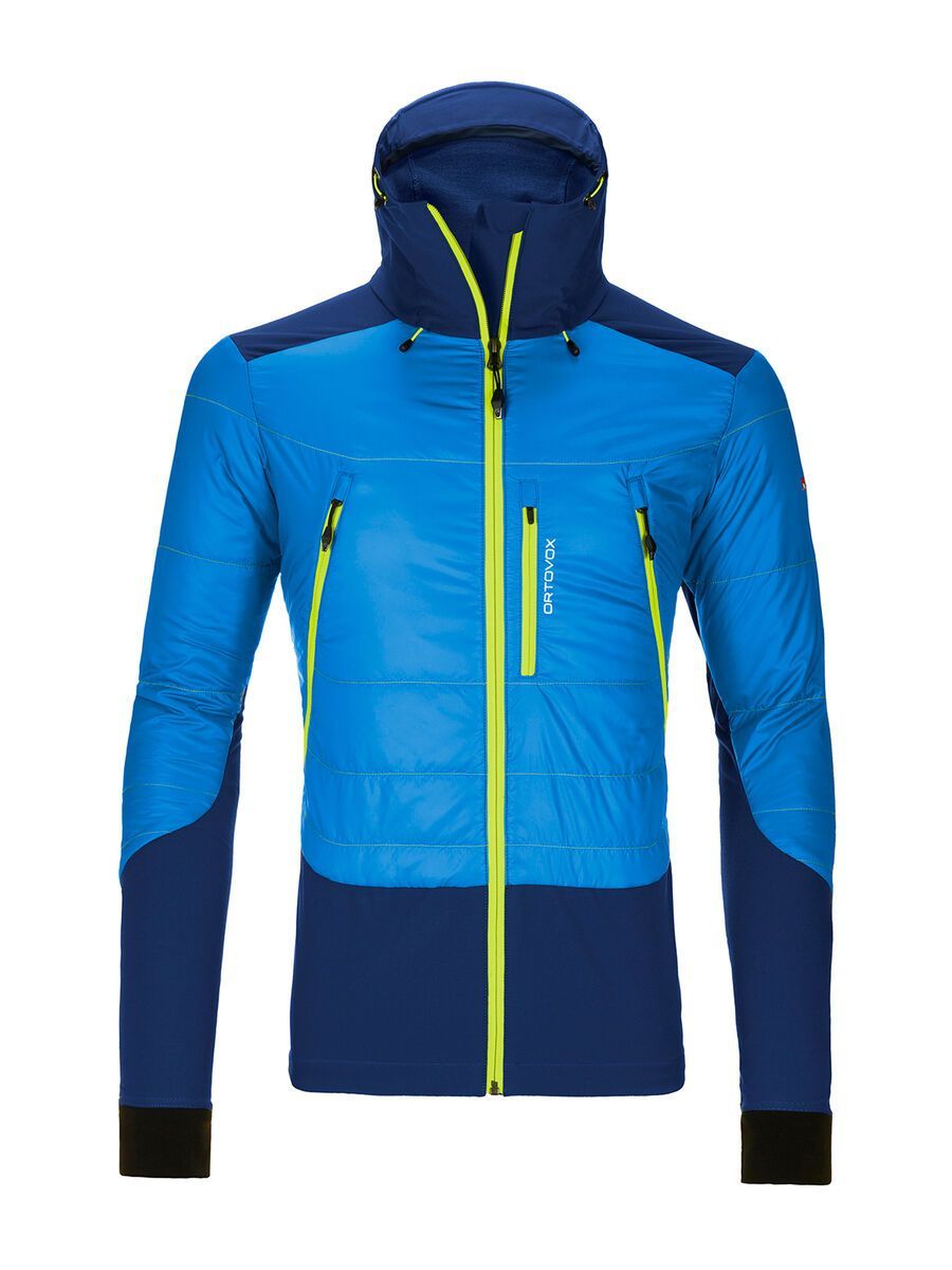Ortovox Merino Swisswool Jacket Piz Palü, blue ocean - Bild 1
