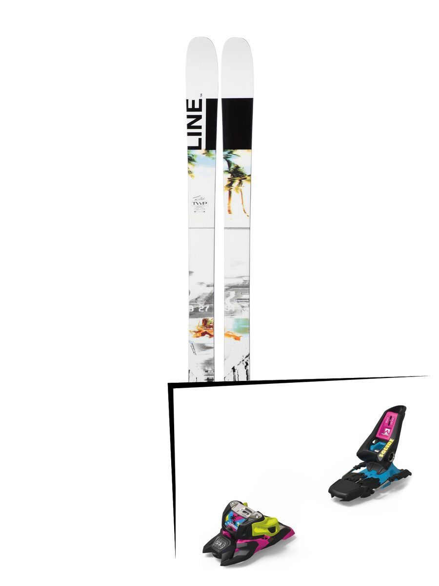 Set: Line Tom Wallisch Pro 2019 + Marker Squire 11 ID black/pink/blue - Bild 1