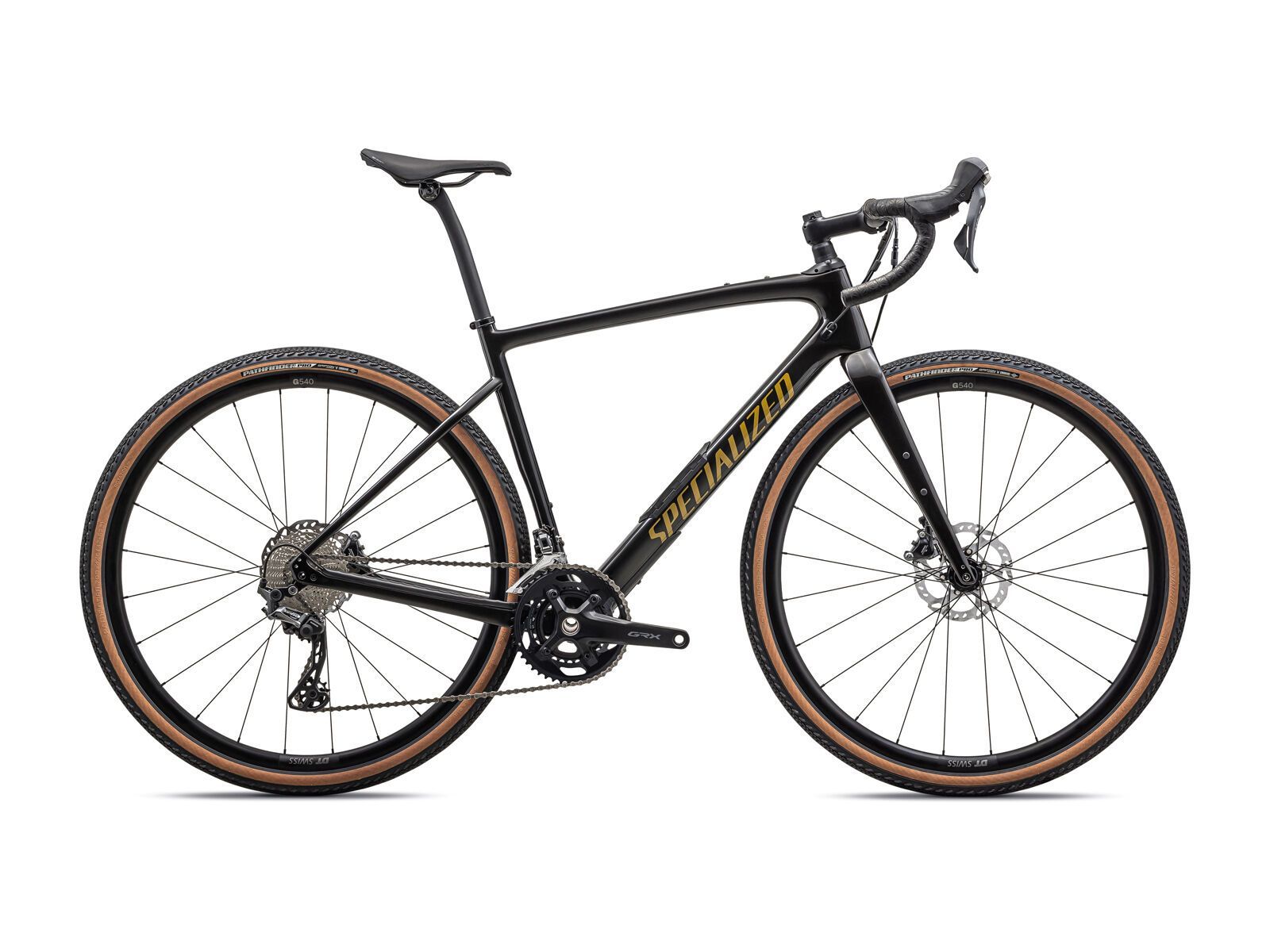 Specialized Diverge Comp Carbon, gloss obsidian/harvest gold metallic - Bild 1